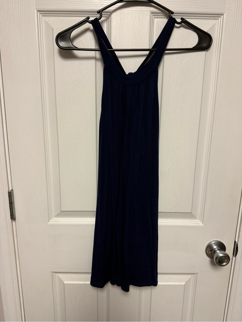 LOFT Navy Blue Racerback Tank Top
